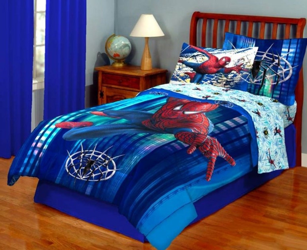 Moderni vuodevaatteet Spidermanin kanssa - Superhero Movie Bedding