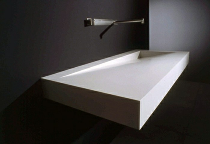 Модерен минималистичен дизайн на мивка