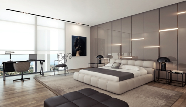 Модерна спалня дизайн гардероб дизайн