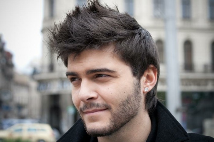耳环换男人 - 男人的发型