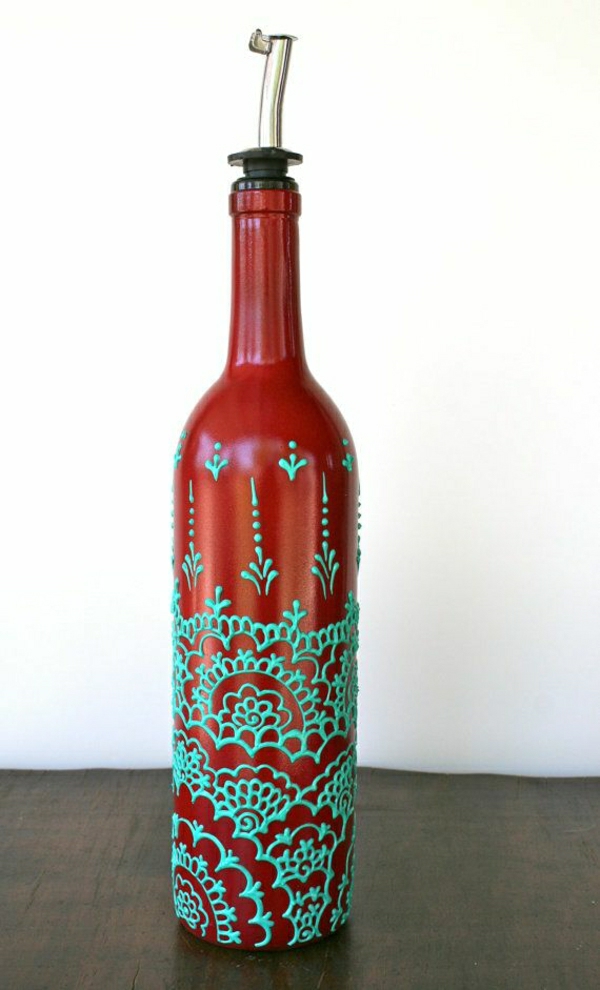 Olívaolaj Tank henna bor vörös türkizkék