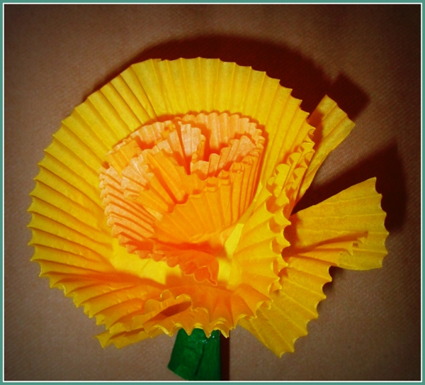 fleur redimensionnée orange