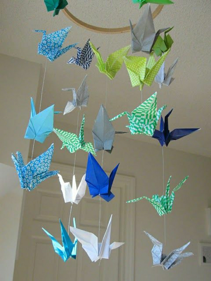 Оригами кран-Mobile Разсадник