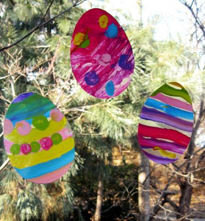 Ablakos képek Ablakfestés Húsvéti tojások
