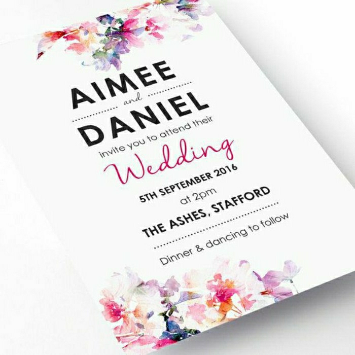 Paper-покана сватба-романтично-дизайн-красива Flash-нюанси-прост дизайн