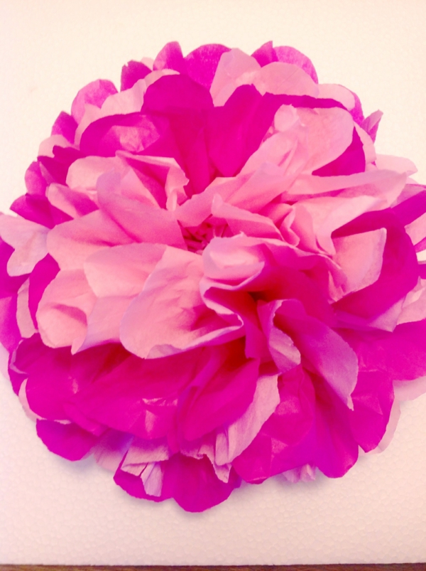 Flor de papel-en-redimensionada-Zyklamenfarbe