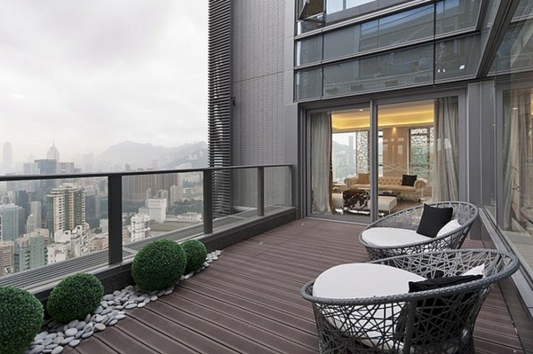 Ático-ultra-moderno-estilo-y-terraza de diseño