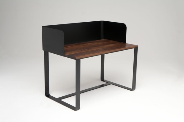 designer desk - hűvös modell fekete akcentussal