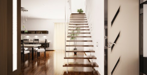 перфектен-Space пестене на стълбищни вътрешни стълби и за малък апартамент