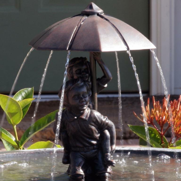 Regenshirm fontana Solar Idea Gartendesgin