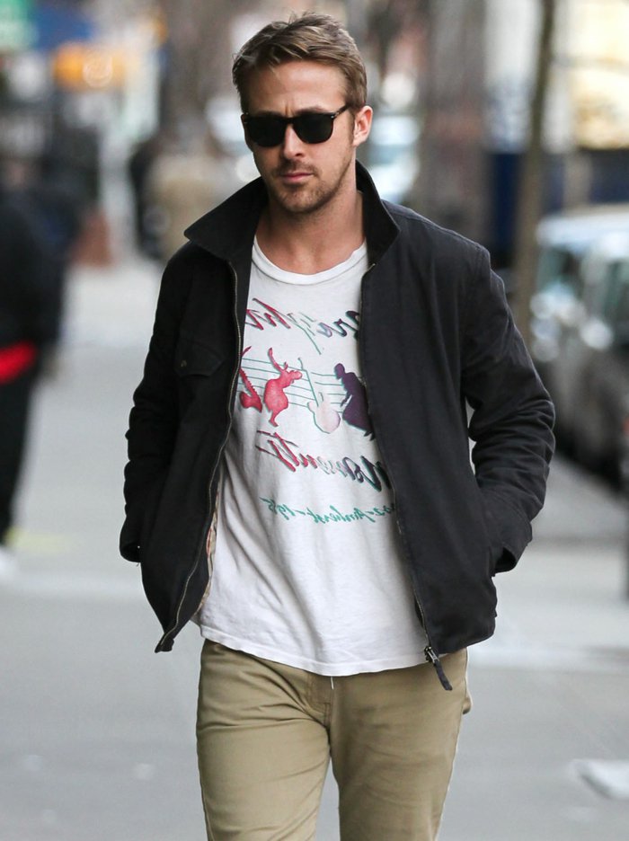 Ryan Gosling Hipster szemüveg férfi ruházat