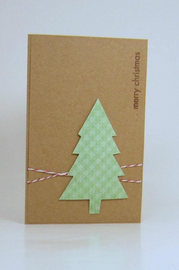 -Beautiful ideas-para-diseño-de-Navidad-tarjeta-abeto