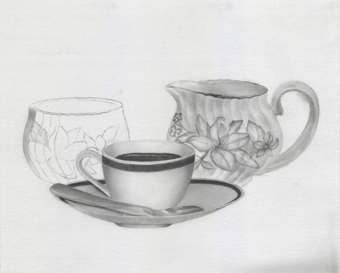 Lijepa crteži olovkom čaja