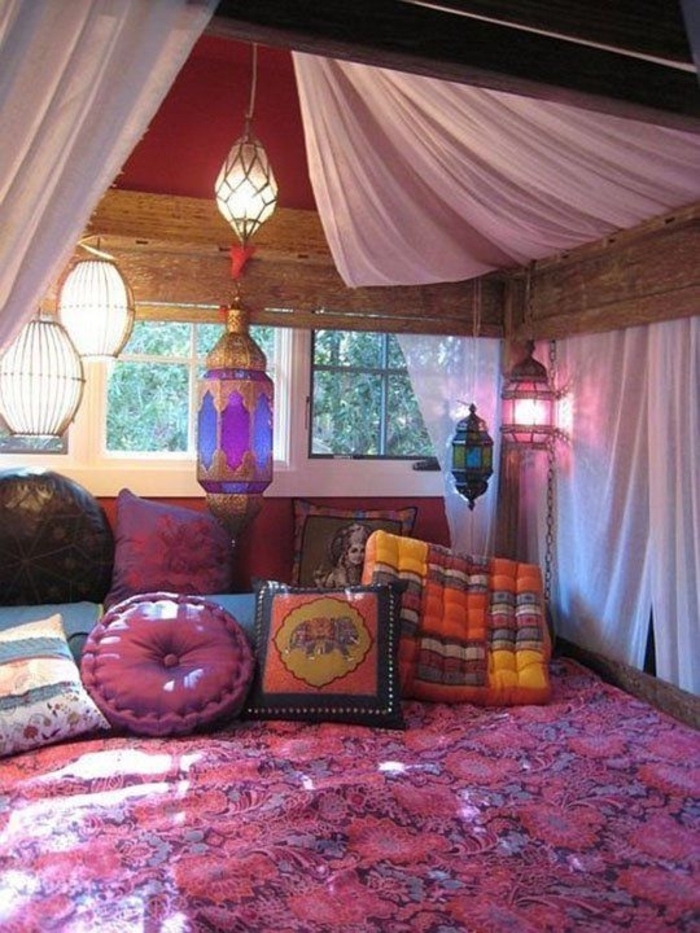 Спалня Boho-марокански стил