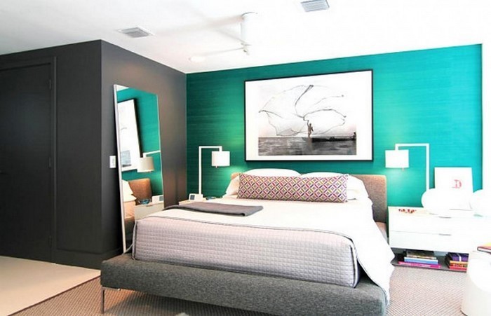 Спалня-цветен един креативен дизайн