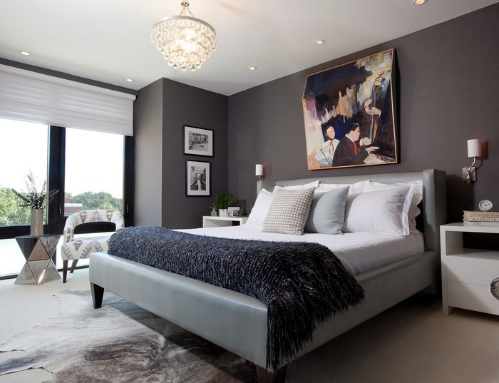 Спалня-цвят A-модерен дизайн
