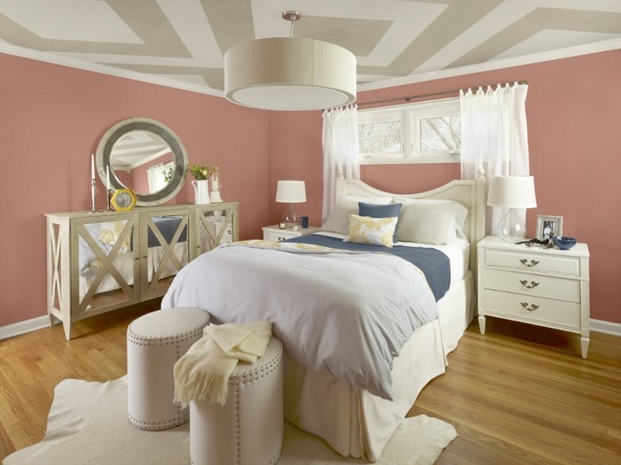 Спалня-цвят A-поразителен дизайн