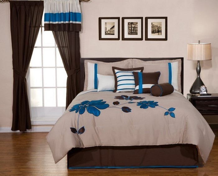 Спалня-цветен модерен дизайн