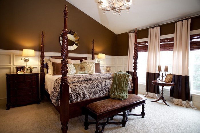 बेडरूम भूरे रंग-ए-कूल-निर्णय