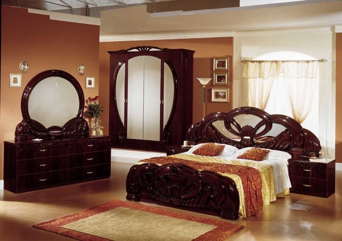 बेडरूम भूरे रंग-ए-रचनात्मक निर्णय