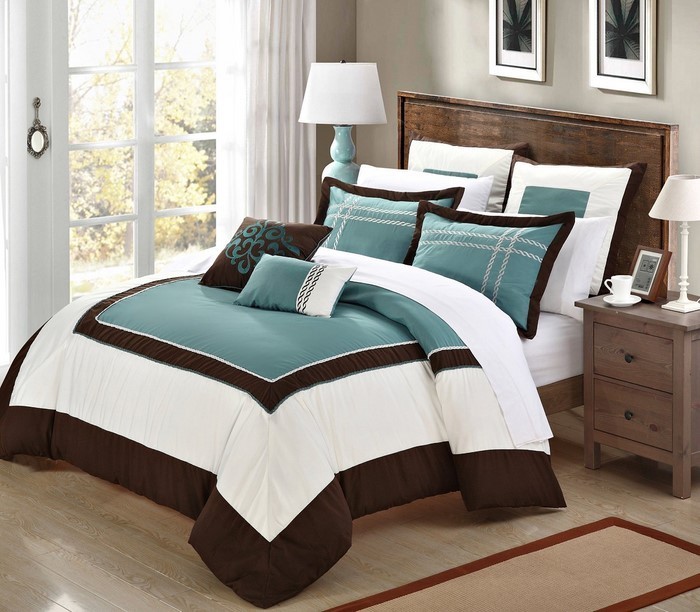 बेडरूम भूरे रंग-ए-महान वातावरण