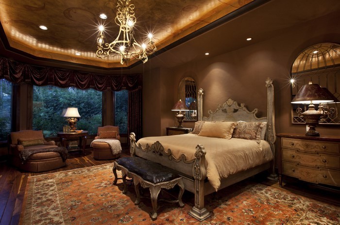 बेडरूम भूरे रंग-ए-महान उपकरण