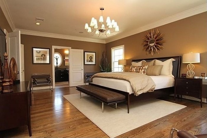 बेडरूम भूरे रंग-ए-महान करिश्मे
