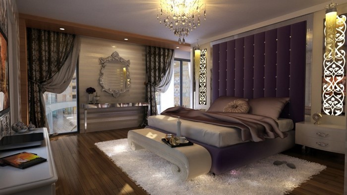 बेडरूम भूरे रंग-ए-महान डिजाइन