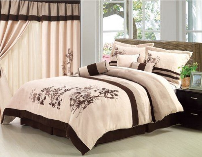 बेडरूम भूरे रंग-ए-अद्भुत माहौल
