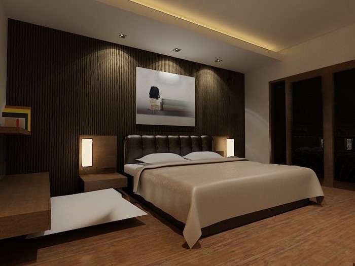 Dormitorio marrón-A-sorprendente decoración