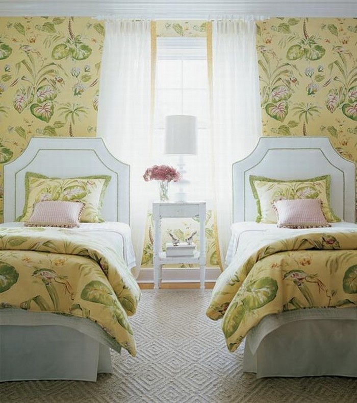 Chambre design avec-couleur jaune-A-super-Design