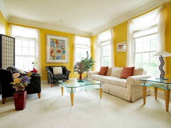 Hálószoba-szín-design-és-sárga-A-modern műsorszóró