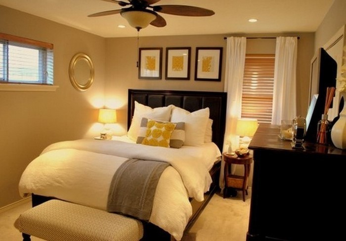 Spavaća soba boje-dizajn-s-žuto-a-lijepom-dizajn