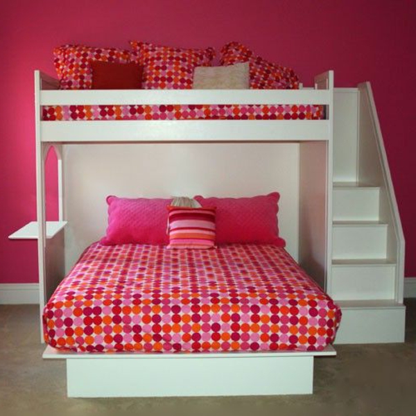 -Bedrooms-in-pink-rózsaszín lenvászon