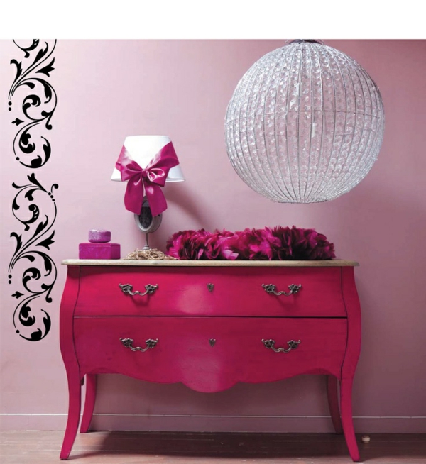 Hálószoba-in-pink színű, komód