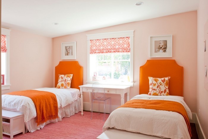 Dormitorio-naranja-A-sorprendente decisión