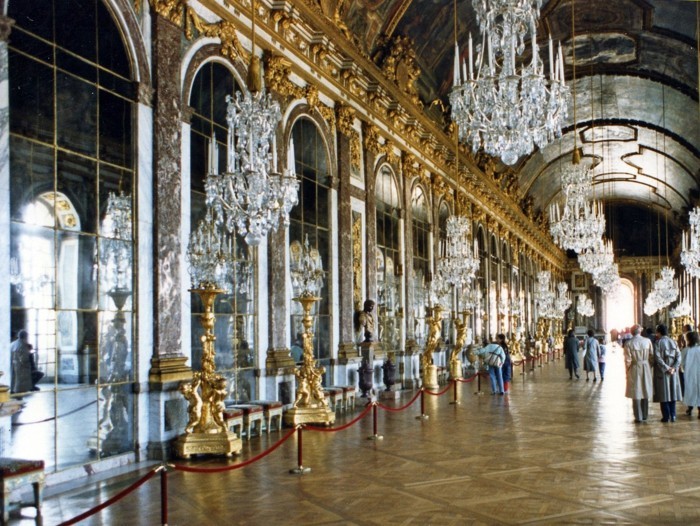 Castillo de Versalles, Francia y barroca arquitectura de época