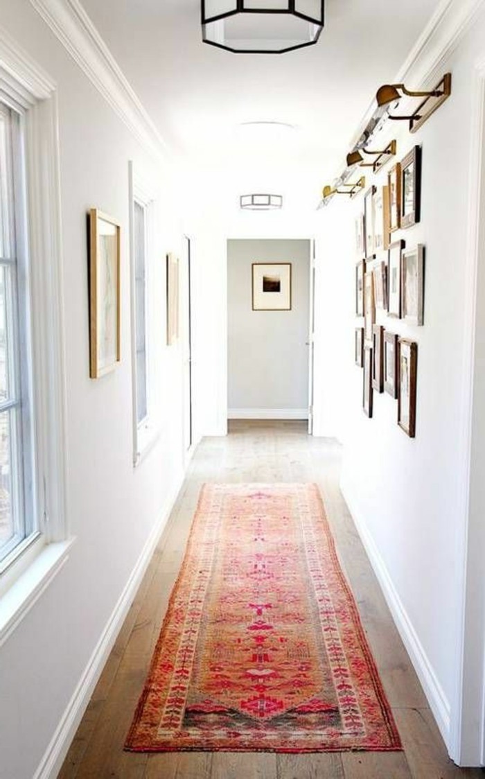 Тесен коридор-идеи-с-стар персийски килим