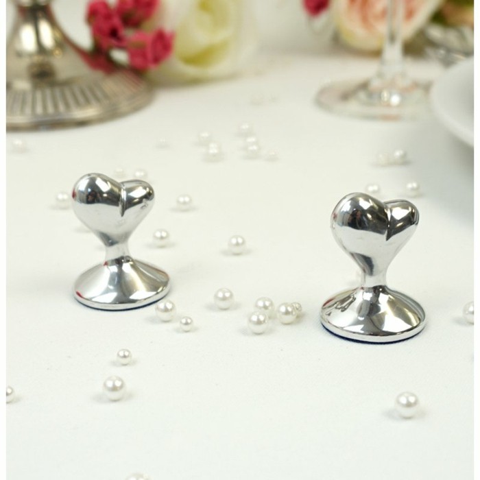 tabla de bodas de plata de la decoración de estilo titular de la tarjeta-elle-mesa