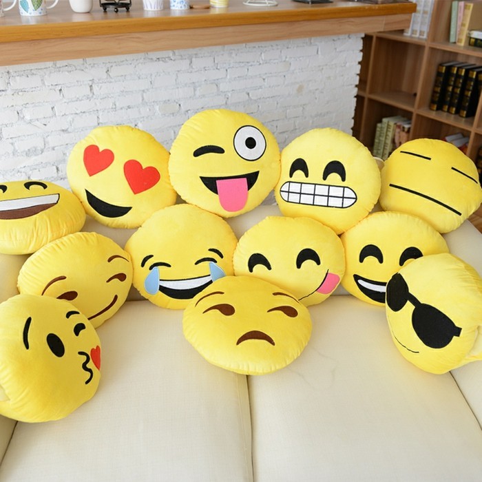 Smiley jastuk za tisak mnoge emocije-od