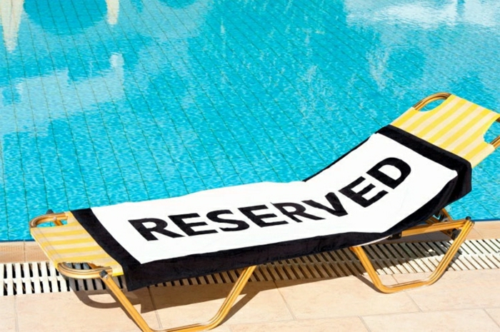 Ljetni bazen ležaljka-ručnik za plažu-Rezervirano stilu