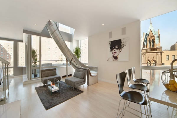 Espiral apartamento deslizable Nueva York exclusivo ático Arte Moderno