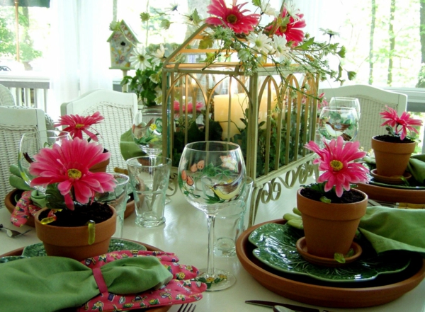 rugós asztali dekoráció-zöld-piros