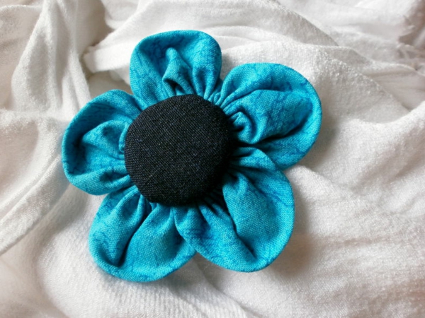 Fabric-cvijet-round-make-yourself - plava