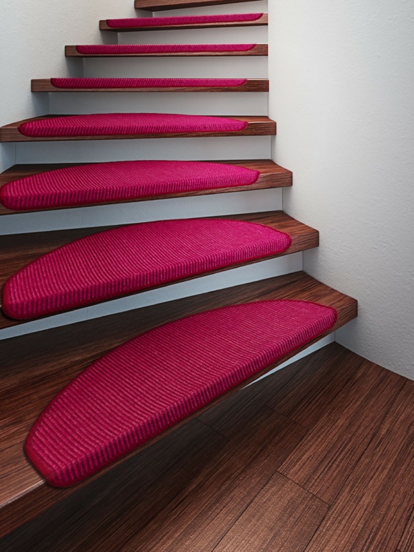 Mat stupnjevi stepenice faze ružičasto-crvene