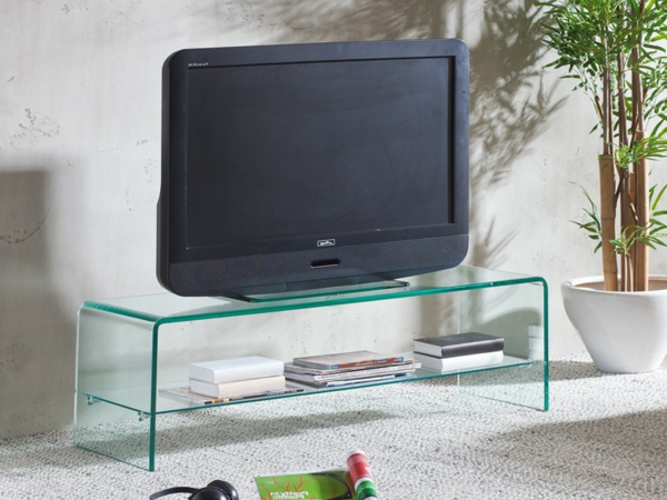 -TV-mesa Fernseregal-de-cristal moderno idea-para-el-sala de estar