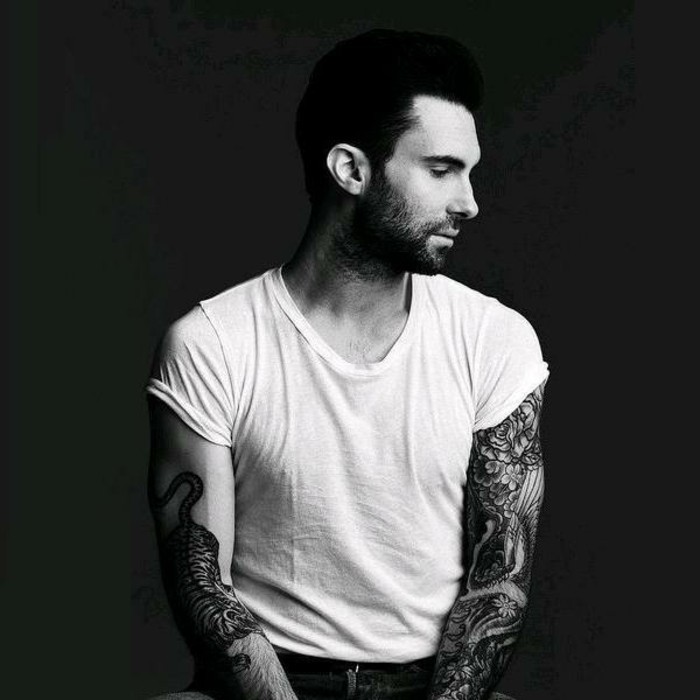 Татуировка-Мотив човек татуиран-Slee-Adam Levine