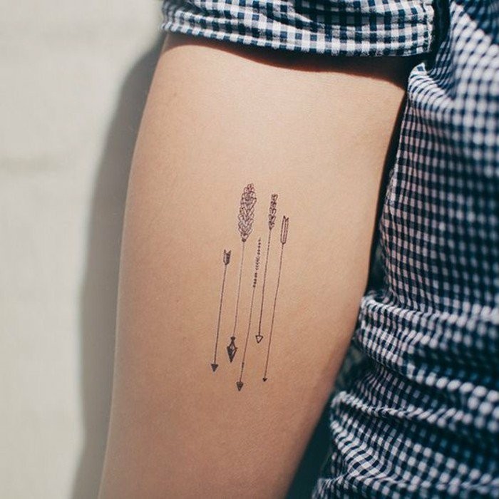 Татуировка дизайни-с-стрели-от-различна натура
