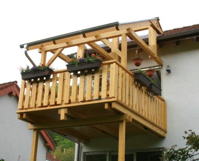 Balkon graditi drvo ornament biljka balkon krovova