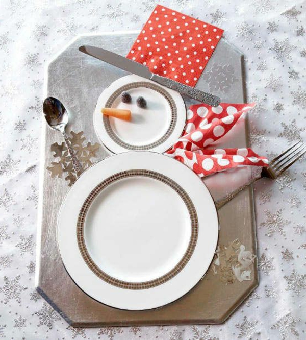 Asztali dekoráció Karácsonyi ötletek asztaldísz ötleteket karácsony magad-bádogos
